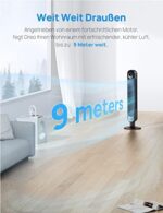 Dreo 28dB Leiser Turmventilator, 106cm, 6 Geschwindigkeiten