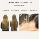Natürliches Haaröl zum Haarwachstum beschleunigen mit biologischen Rosmarinöl, Rizinusöl, Mandelöl und Arganöl als Haarmaske und Haarkur
