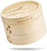 REISHUNGER traditioneller Bambusdämpfer & Dampfgarer für 2 Personen
