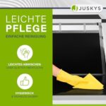 Juskys Alu Hundetransportbox – Robuste & Pflegeleichte Auto-Hundebox mit Verschliessbarer Gittertür