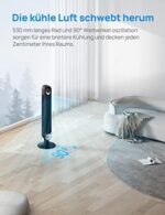 Dreo 28dB Leiser Turmventilator, 106cm, 6 Geschwindigkeiten