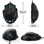 Redragon M908 Impact RGB LED MMO Maus mit Seitentasten