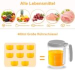 Bear Babynahrungszubereiter - Dampfgarer & Mixer mit Selbstreinigung