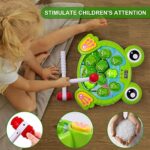Rolimate Interaktives Hammerspiel - Whack A Frog, Montessori Spielzeug für Feinmotorik und Entwicklung