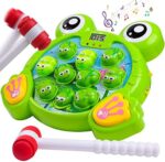 Rolimate Interaktives Hammerspiel - Whack A Frog, Montessori Spielzeug für Feinmotorik und Entwicklung
