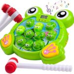 Rolimate Interaktives Hammerspiel - Whack A Frog, Montessori Spielzeug für Feinmotorik und Entwicklung