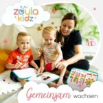 zoula kidz® Busy Board deutsch – Montessori Spielzeug & Reise-Activity ab 3 Jahren