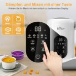 Bear Babynahrungszubereiter - Dampfgarer & Mixer mit Selbstreinigung