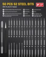 Fanttik E1 MAX Mini Elektro Schraubendreher Set - 50-in-1 Präzisionskit