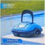 WYBOT Poolroboter, Poolsauger Akku mit Dual-Motor, Selbstparken, Starke Saugkraft, Automatische Poolreiniger für Aufstell-/Einbauschwimmbecken bis 50m²