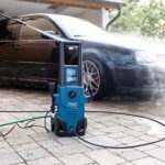 Scheppach Hochdruckreiniger HCE1650 | 135 bar | 5m Schlauch | 408 L/h | Quick Connect | Reinigungsmitteltank | 9-tlg. Zubehör