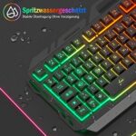 TedGem Gaming-Tastatur – USB, 19-Tasten Anti-Ghosting,