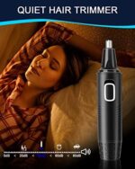3-in-1 USB Nasenhaartrimmer - Schmerzfrei & Professionell