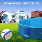 Fwiull Hundepool für Hunde & Kinder - Faltbar, Rutschfest, Tragbar