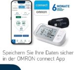 OMRON Smartes Oberarm-Blutdruckmessgerät mit AFib-Erkennung und Smartphone-App