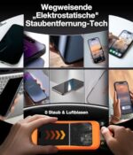TORRAS Panzerglas für iPhone – 9H Bruchsicher, Auto-Installation, Anti-Fingerabdruck