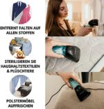 WiredLux Reise-Dampfglätter - Kompakt, 25s Aufheizzeit, 100% auslaufsicher, inkl. Reisezubehör