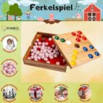 ROMBOL Ferkelspiel - Das Würfelspiel mit den süssen Ferkeln für die ganze Familie, für 2 bis 6 Spieler