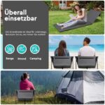 Intimo Living Strandliegen mit stufenlos Verstellbarer Rückenlehne