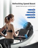 Koonie 20cm Clip-On-Ventilator, USB, 10.000 mAh Akku, 4 Geschwindigkeiten