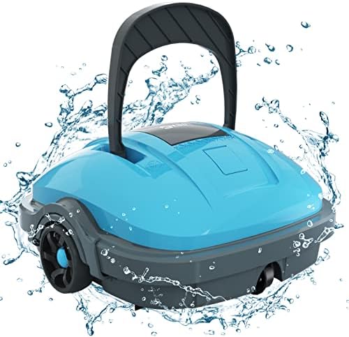 51cT4t1ASIL._AC_.jpg WYBOT Poolroboter, Poolsauger Akku mit Dual-Motor, Selbstparken, Starke Saugkraft, Automatische Poolreiniger für Aufstell-/Einbauschwimmbecken bis 50m²