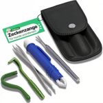 MYDAISY Zeckenzangen-Set (5-teilig) mit Etui - Zeckenschutz für Mensch & Tier