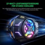 Black Shark FunCooler – Handy-Kühler mit RGB, Lüftergeschwindigkeit & Sleep Timer