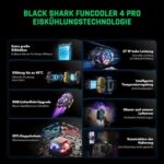 Black Shark FunCooler – Handy-Kühler mit RGB, Lüftergeschwindigkeit & Sleep Timer