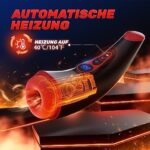 Elektrischer Masturbator für Männer: 9 Saug- & Vibrationsmodi, 3D Realistische Vagina, Heizung & LCD Display
