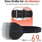 INNELO Schlafmaske 2024 - Bequem, Atmungsaktiv, 3D, Lichtblockierend, mit Memory Foam und Nasenpads für Reisen