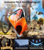 TORRAS Panzerglas für iPhone – 9H Bruchsicher, Auto-Installation, Anti-Fingerabdruck