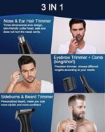 3-in-1 USB Nasenhaartrimmer - Schmerzfrei & Professionell