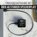 RØDE Wireless GO II - Ultrakompaktes Zweikanal-Mikrofonsystem für Filmemacher und Interviews mit 200 m Reichweite