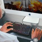 TedGem Gaming-Tastatur – USB, 19-Tasten Anti-Ghosting,