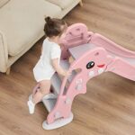 Baby Vivo Delfin Kinderrutsche - Abgerundete Kanten, Für Indoor & Outdoor – Bild 3