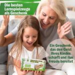 Panda Brothers Montessori Schraubbrett - Holz Lernspielzeug ab 3 - Motorik & Sensorik