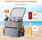Lifewit 24L Kühlrucksack - Isolierte Tasche für Strand, Picknick, Camping, BBQ, Wandern