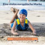 Limmys Premium Schwimmweste für Kinder – Moderne Schwimmhilfe mit Kordelzug-Tasche