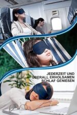 Aosun Seiden Schlafmaske – 22 Momme, 100% Bio Maulbeerseide, 99% Lichtblockierung, Verstellbares Band für Herren & Damen
