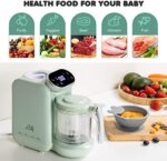 5-in-1-Babynahrungsprozessor, Babynahrungszubereiter, Baby-Food-Maker, Babybrei Zubereiter,Baby Nahrungszubereitung, Flaschenwärmer - BabyDampfgaren, Mixen, Aufwärmen