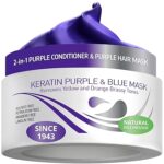 Vitamins Keratin Silber-Haarmaske – Glanzkur & Repair für Blondiertes Haar