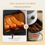 COSORI Dual Airfryer 8,5 L – Testsieger mit 2 Kammern & Sichtfenster