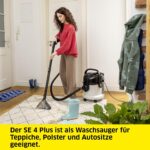 Kärcher SE 4 Waschsauger – 2-in-1 Sprühsauger mit 4 l Tank & Zubehör für Teppich & Hartboden – Bild 5