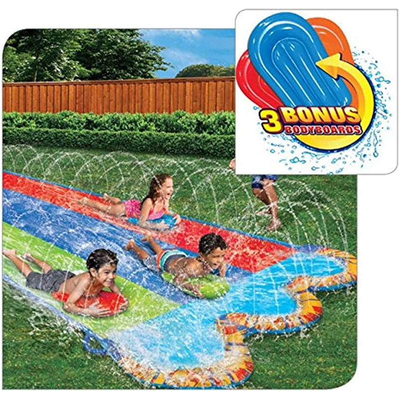 Banzai 42329 Triple Racer Water Slide