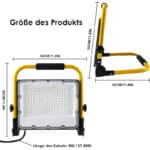OUSIDE LED Baustrahler 100W & 150W mit 4m Kabel, IP66