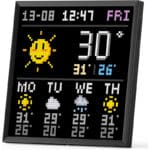 Divoom Pixoo-64 WiFi Pixel-Display, 64x64 LED Panel, App-gesteuerte Beleuchtungsdeko