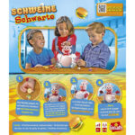 Goliath Schweine Schwarte – Lustiges Kinder-Brettspiel ab 4 Jahren | + Puzzle – Exklusive Version mit 24-teiligem Puzzle