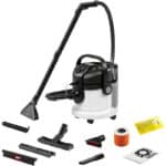 Kärcher SE 4 Waschsauger – 2-in-1 Sprühsauger mit 4 l Tank & Zubehör für Teppich & Hartboden