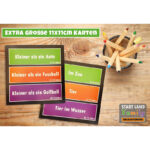 Gesellschaftsspiel - Stadt, Land, Family - Das fairste Spiel für Kinder ab 8 Jahren - Geschenk-Idee