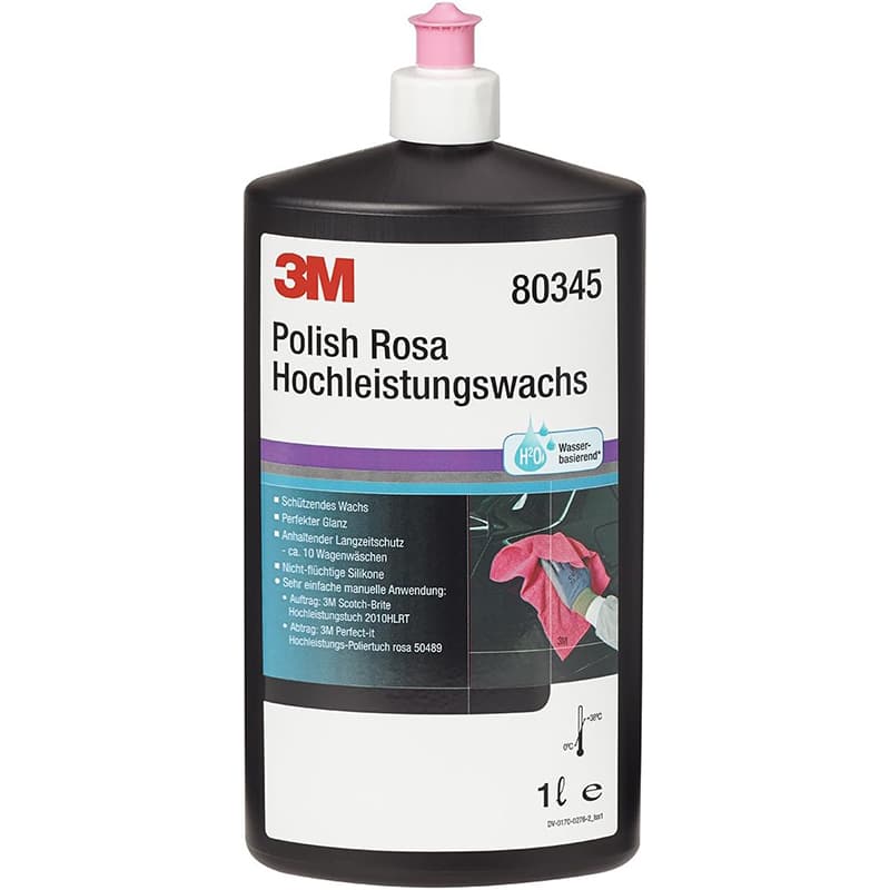 3M Polierpaste Polish Rosa Hochleistungswachs 80345N